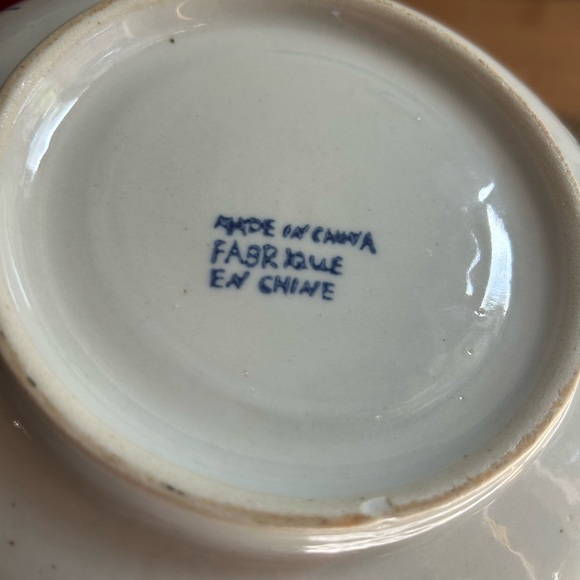 Floral Asian Ceramic Decorative Plate 10" - Picture 4 of 16